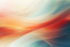 blur abstract Gradient Yellow Red background AI Generated photo