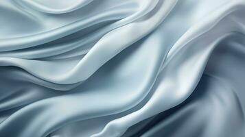 Abstract Colorful Pastel Silk Background, soft and elegant fabric with abstract waves. Luxurious satin texture in pastel colors. Perfect for artistic and romantic presentations AI Generated photo