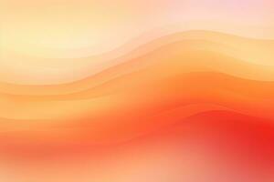 blur abstract Gradient Yellow Red background AI Generated photo