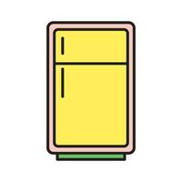 Refrigerator icon vector design templates