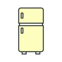 Refrigerator icon vector design templates