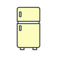 Refrigerator icon vector design templates