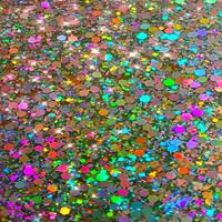 Holographic glitter background photo