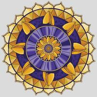 Mandala art illustration vector