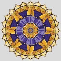 Mandala art illustration vector