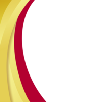 transparent frame, gold and red background png