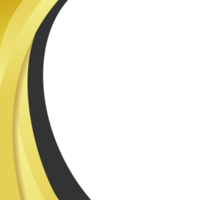 transparent frame, gold and black background png