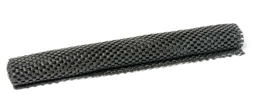 Rolled rubber mat on white isolated background photo