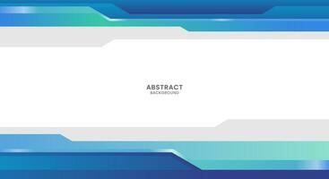 Blue frame business banner background vector