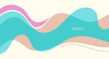 Abstract dynamic flat background vector