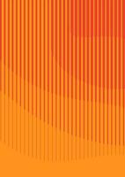 Dynamic line geometric covers set. Orange background minimalist designs. vector