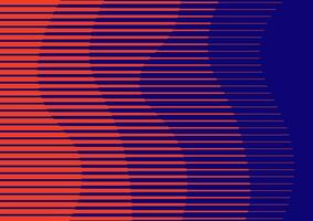 Dynamic line geometric covers set. Red background minimalist designs. vector