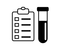 Clinical analysis result icon, lab blood test, medicine report, medical check up, health check. png