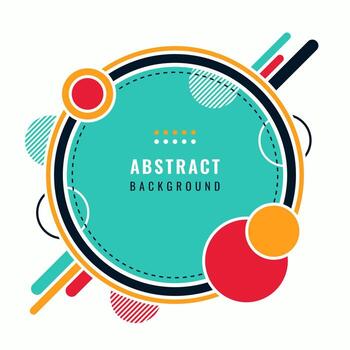 Abstract Simple Background Flat Design vector