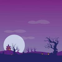 Vector background design with halloween theme