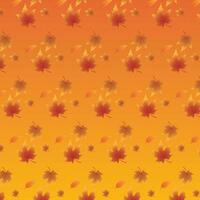 The background design with leaf patterns is suitable for the autumn theme. vector