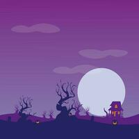 Vector background design with halloween theme