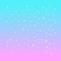 snow and snowflake pastel background vector