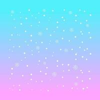 snow and snowflake pastel background vector