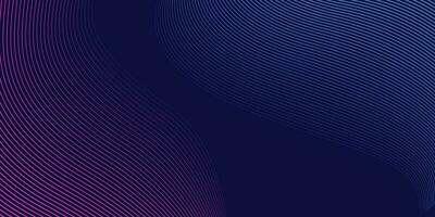 Abstract colorful technology line wave background, Modern purple blue gradient flowing wave lines. Futuristic technology concept. Vector illustration