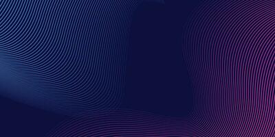 Abstract colorful technology line wave background, Modern purple blue gradient flowing wave lines. Futuristic technology concept. Vector illustration