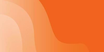 Minimal geometric abstract background. Orange elements with fluid gradient. Dynamic shapes composition. Eps10 vector