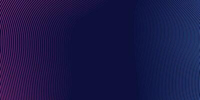 Abstract colorful technology line wave background, Modern purple blue gradient flowing wave lines. Futuristic technology concept. Vector illustration