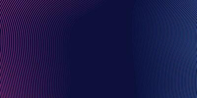 Abstract colorful technology line wave background, Modern purple blue gradient flowing wave lines. Futuristic technology concept. Vector illustration