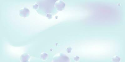 Abstract bubbles background with gradient line and blue color. good for background, banner, or layout vector