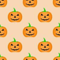 Halloween pumpkin background vector