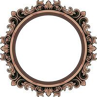 Frame ornament vintage classic element decoration vector