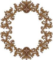 Frame ornament vintage classic element decoration vector