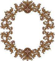 Frame ornament vintage classic element decoration vector