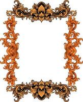 Frame ornament vintage classic element decoration vector