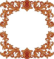 Frame ornament vintage classic element decoration vector