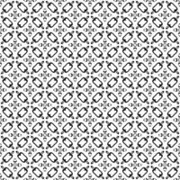 Black and white seamless pattern texture. Greyscale ornamental graphic design. Mosaic ornaments. Pattern template. vector