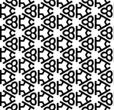 Black and white seamless abstract pattern. Background and backdrop. Grayscale ornamental design. Mosaic ornaments. Vector graphic illustration.