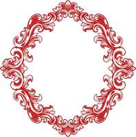 Frame ornament vintage classic element decoration vector