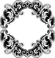 Frame ornament vintage classic element decoration vector