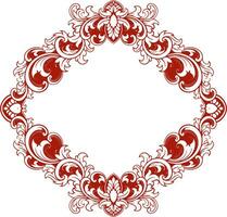 Frame ornament vintage classic element decoration vector