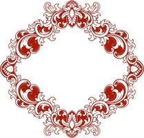 Frame ornament vintage classic element decoration vector