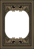 Frame ornament vintage classic element decoration vector