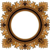 Frame ornament vintage classic element decoration vector