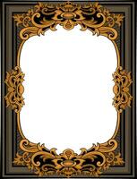 Frame ornament vintage classic element decoration vector