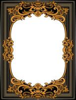 Frame ornament vintage classic element decoration vector