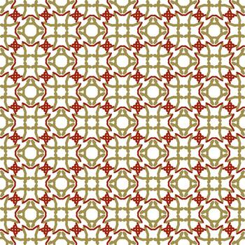 Ornament pattern design template with decorative motif.  background in flat style vector