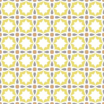Ornament pattern design template with decorative motif.  background in flat style vector