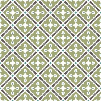 Ornament pattern design template with decorative motif.  background in flat style vector