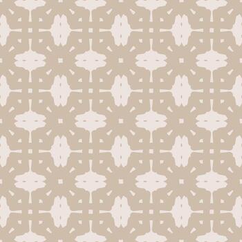 Ornament pattern design template with decorative motif.  background in flat style vector