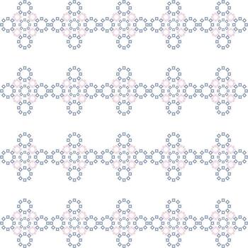 Ornament pattern design template with decorative motif.  background in flat style vector